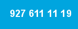 927 611 11 19 927 611 11 19